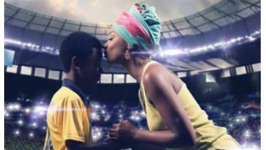 Cristian Mosquera actuó en la serie colombia 'La mamá del 10'. Foto: Captura de pantalla.