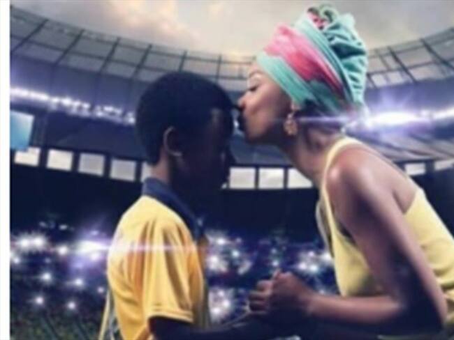 Cristian Mosquera actuó en la serie colombia 'La mamá del 10'. Foto: Captura de pantalla.