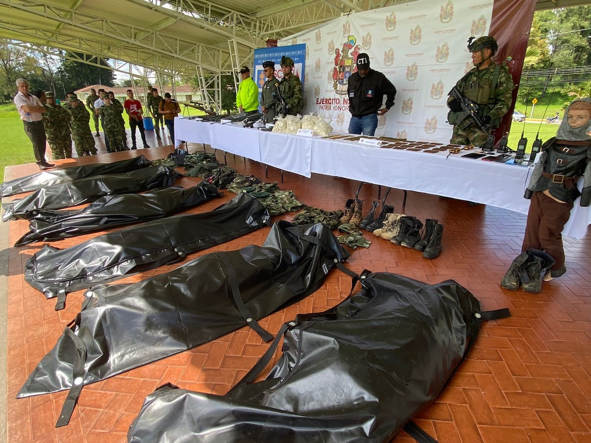 Seis disidentes de las FARC murieron tras combates con Fuerzas Militares en Cauca