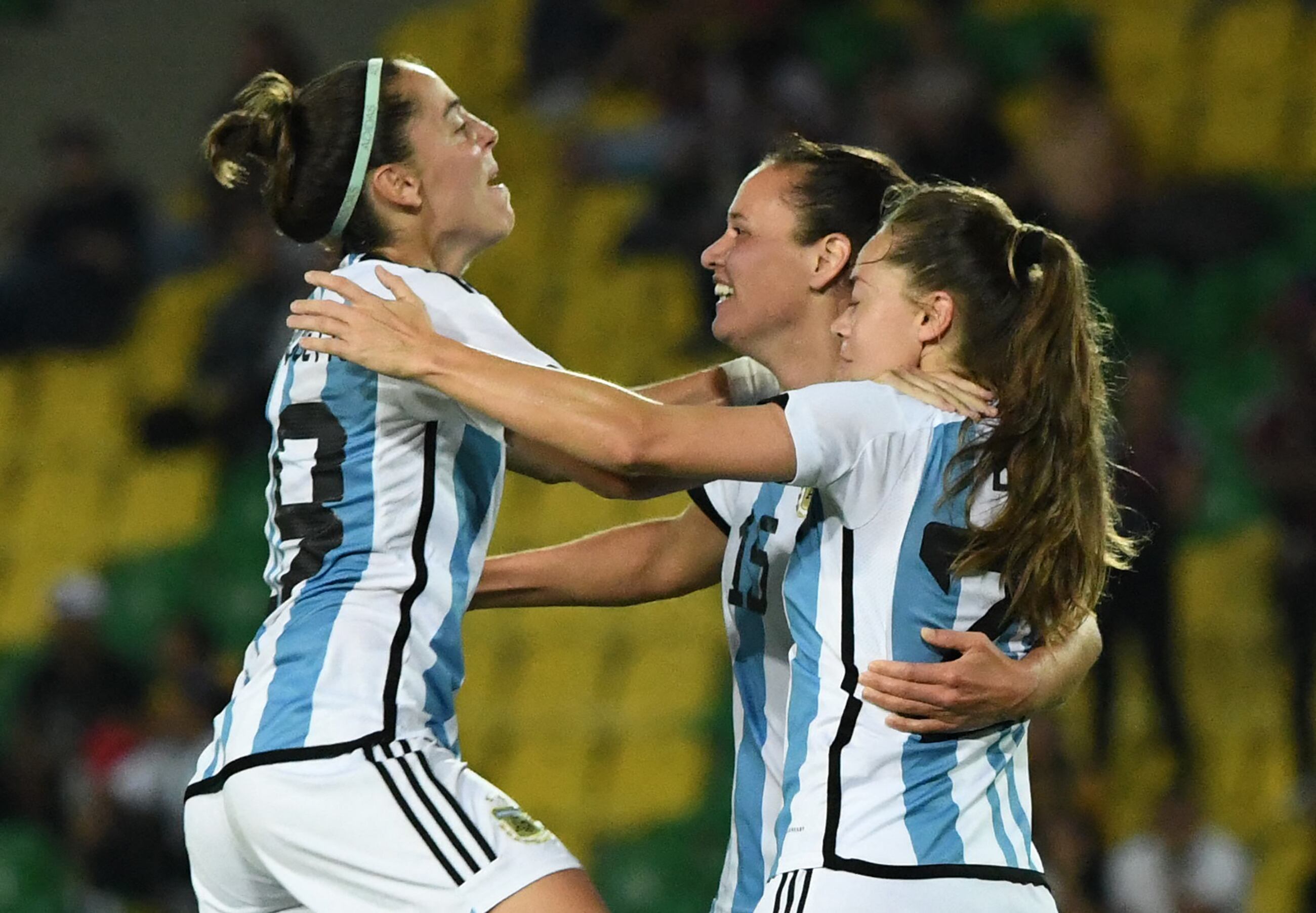 Selección Argentina Femenina. (Photo by JUAN BARRETO/AFP via Getty Images)
