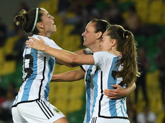 Selección Argentina Femenina. (Photo by JUAN BARRETO/AFP via Getty Images)