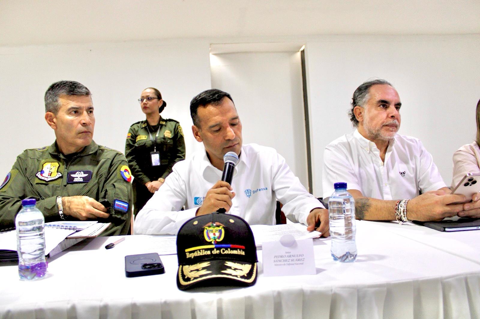Ministro de Defensa Nacional, Pedro Sánchez Suárez. Foto: cortesía MinDefensa.