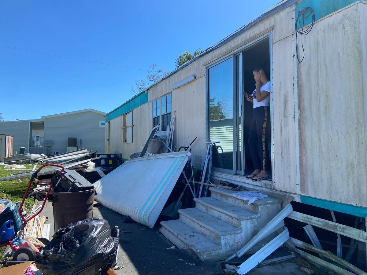Nadie ha venido a preguntar por nosotros: afectada por el huracán Ian en Fort Myers