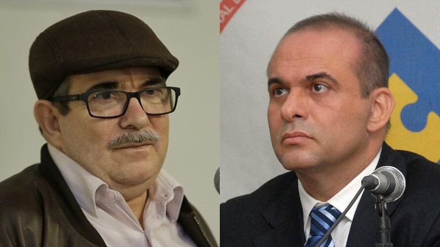 Rodrigo Londoño y Salvatore Mancuso coincidieron en su preocupación por la situación de seguridad del excomandante de las AUC si regresa al país. Foto: Colprensa / Getty Images