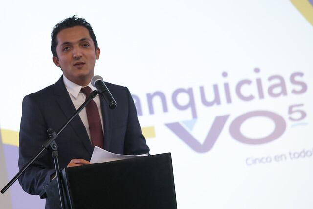 La nueva aplicación de Juan Pablo Gallo para captar posibles votantes. Foto/Colprensa.