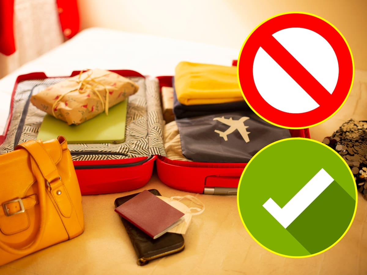 Equipaje de mano 2025: lista de los elementos y objetos que están prohibidos y permitidos