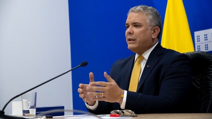 El presidente Iván Duque se refirió al comunicado emitido por el Ejército de Liberación Nacional. Foto: Colprensa