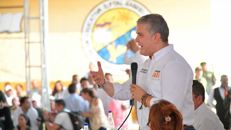 Presidente Duque anuncia defensa internacional de la producción colombiana de palma. Foto: Presidencia de la República