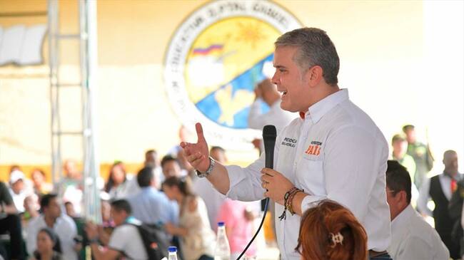 Presidente Duque anuncia defensa internacional de la producción colombiana de palma. Foto: Presidencia de la República