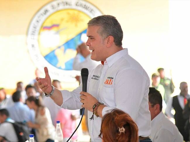 Presidente Duque anuncia defensa internacional de la producción colombiana de palma. Foto: Presidencia de la República