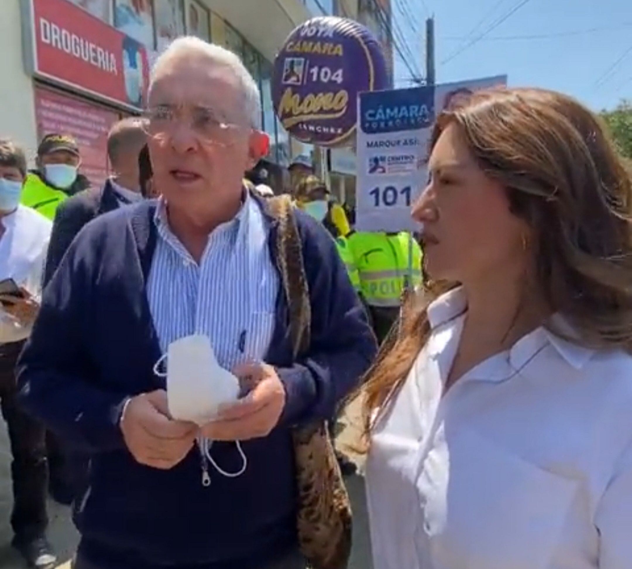 Uribe visita Duitama. Foto: CD