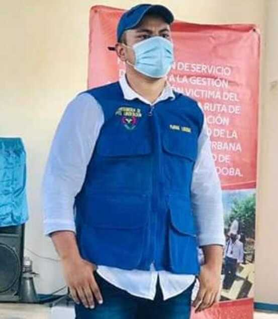 Personero de Puerto Libertador, Jorge Iván Uribe. Foto: Personería de Puerto Libertador.
