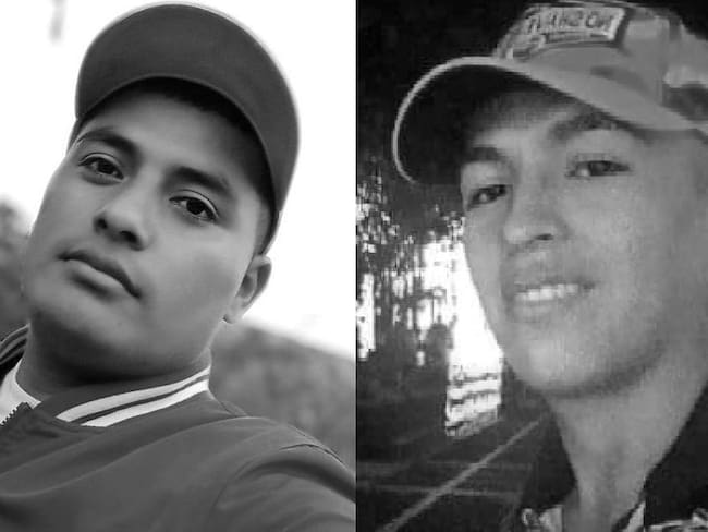 Las víctimas fueron identificados como los hermanos  Uver Antonio y David Eduardo Bolaños Salazar. Crédito: Rred de Apoyo Cauca. 