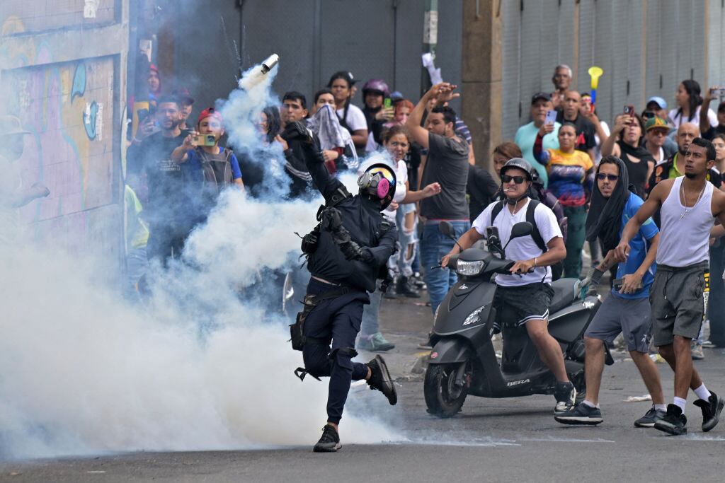 Protestas en Venezuela. I Foto: YURI CORTEZ/AFP via Getty Images.