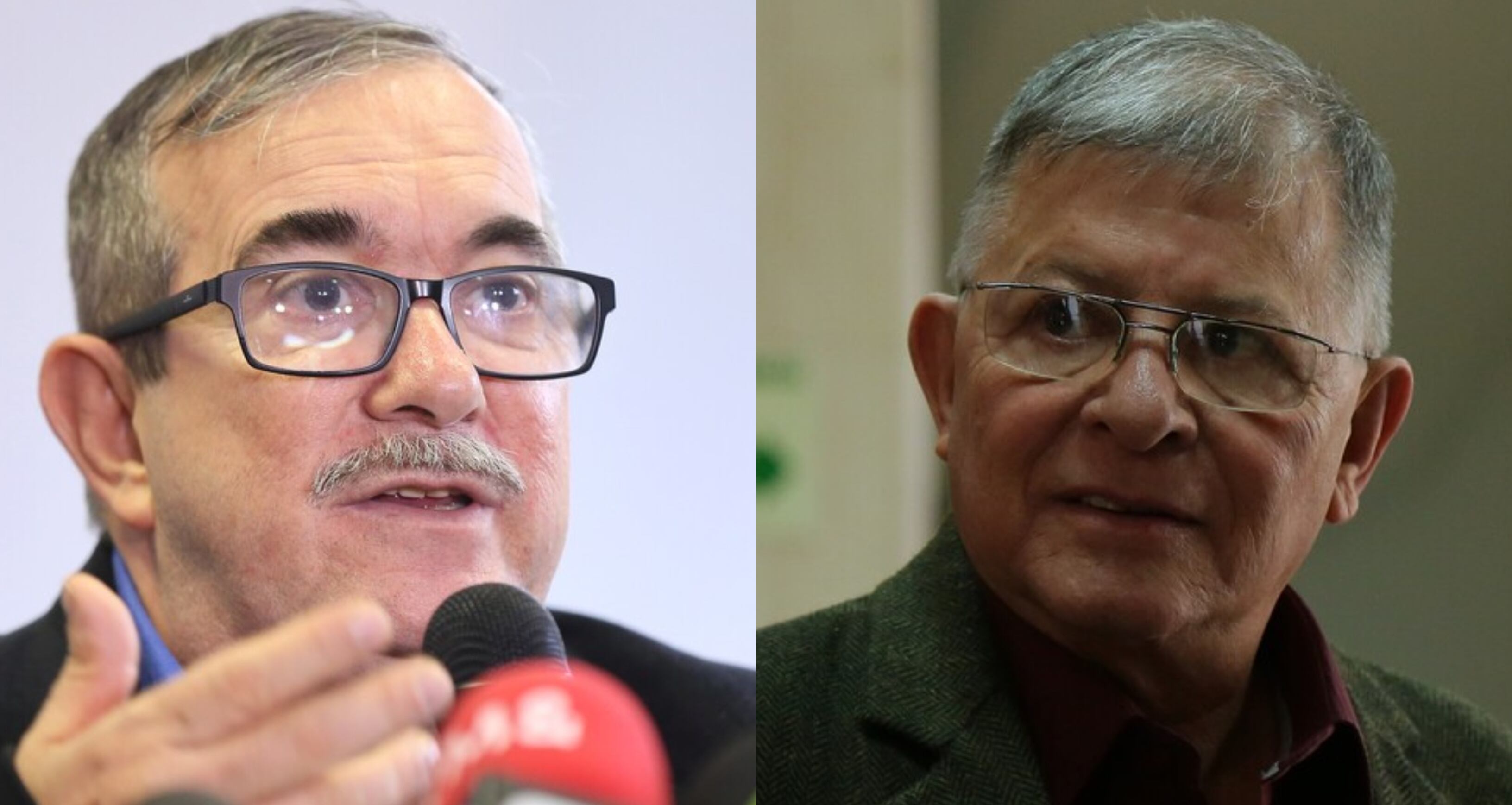 Rodrigo Granda y 'Timochenko'. Foto: Colprensa.