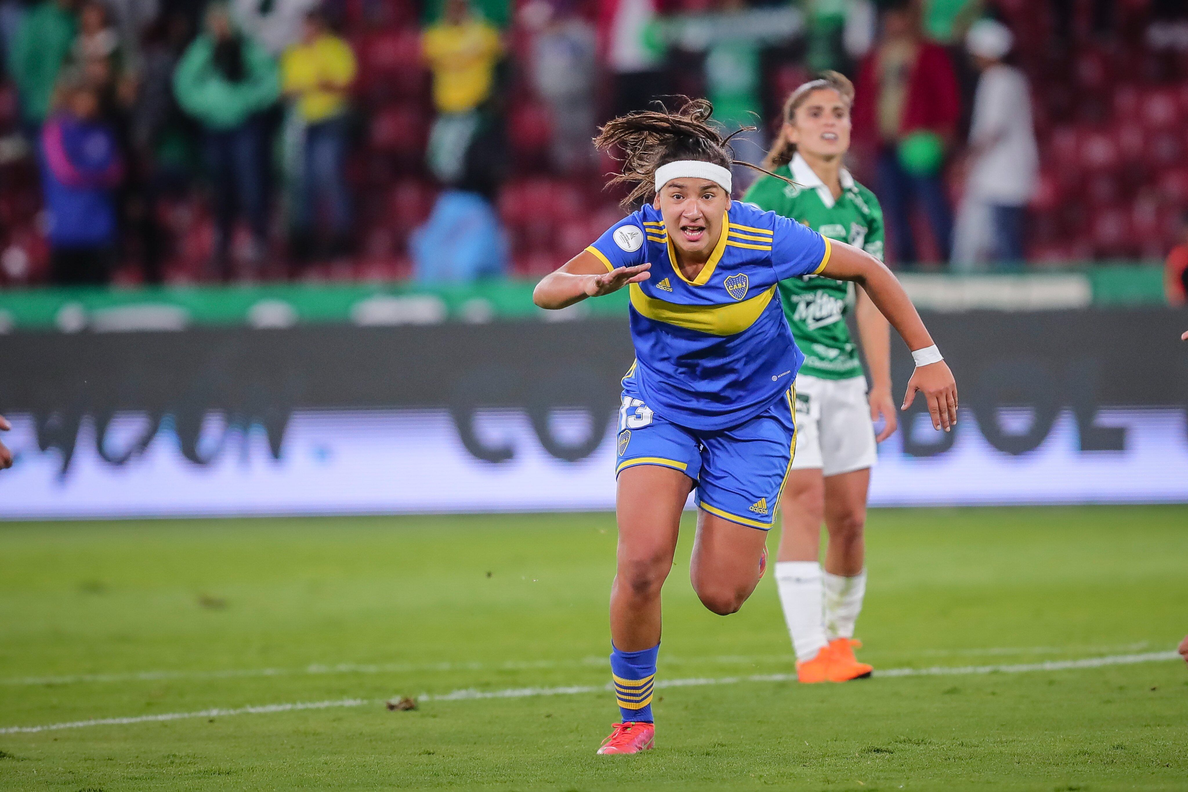 Boca Juniors vs Deportivo Cali en semifinal de la Copa Libertadores Femenina. Foto: Twitter @LibertadoresFEM