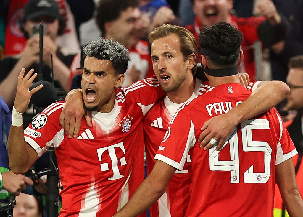 Luis Díaz con el Bayern Munich. Foto: Getty Images.