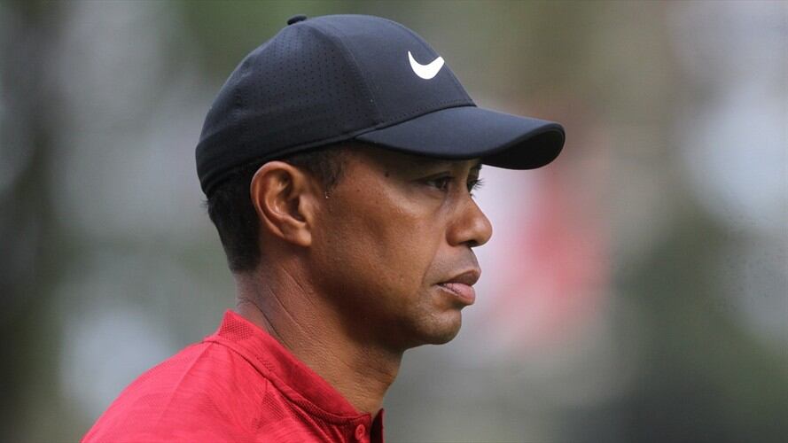 Tiger Woods se retira del Arnold Palmer por problemas en el cuello. Foto: Agencia EFE