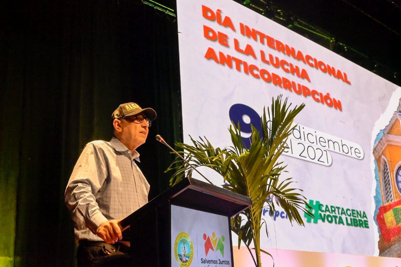 William Dau, alcalde de Cartagena. Crédito: Cortesía.