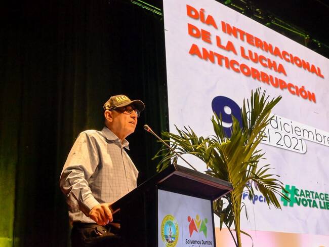 William Dau, alcalde de Cartagena. Crédito: Cortesía.