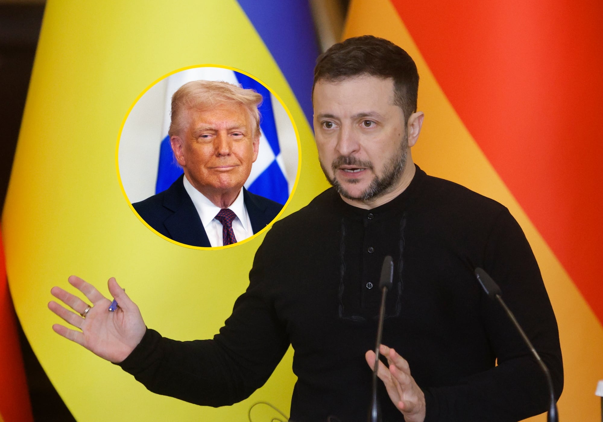 Zelenski reiteró su agradecimiento a EE.UU. después de que Donald Trump le acusara de ingratitud. Foto: EFE.