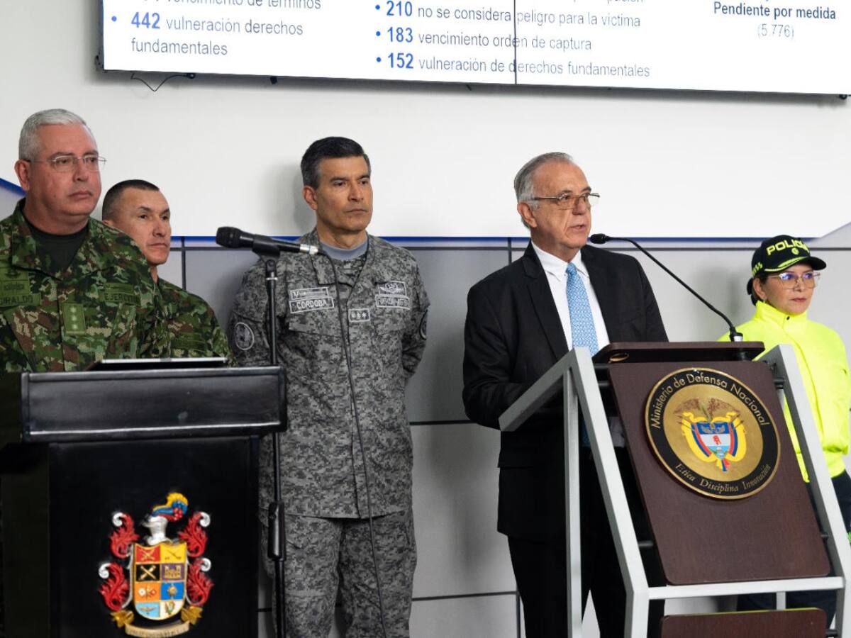 La fuerza pública no ha parado: MinDefensa a críticas por resultados operacionales