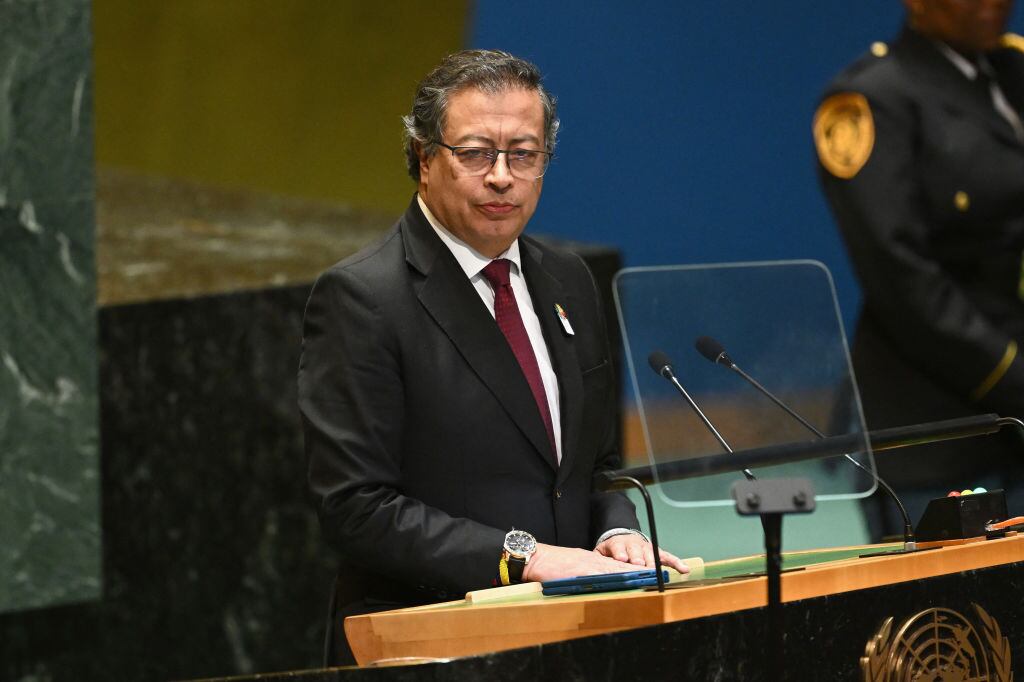 Gustavo Petro. (Photo by ANGELA WEISS / AFP) (Photo by ANGELA WEISS/AFP via Getty Images)