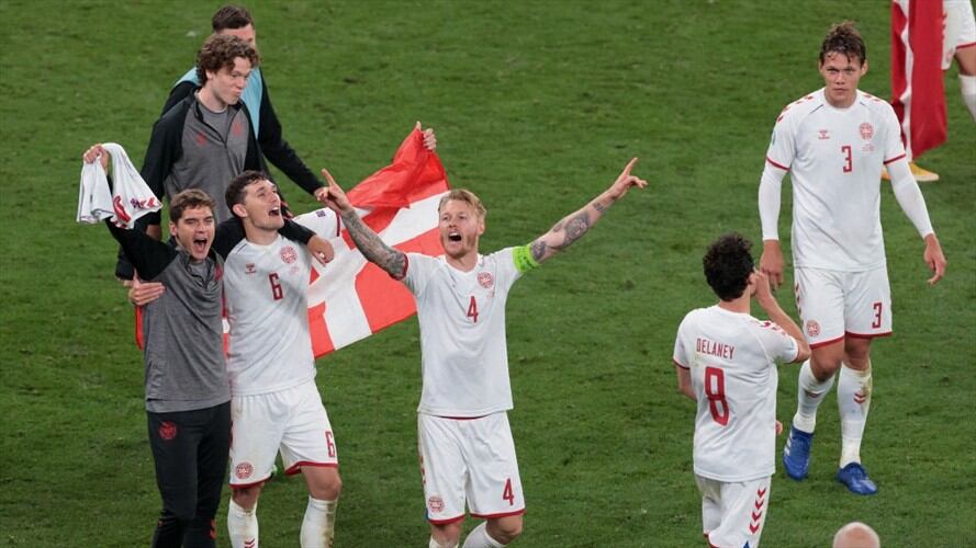 Dinamarca clasifica a octavos goleando a Rusia. Foto: Getty Images