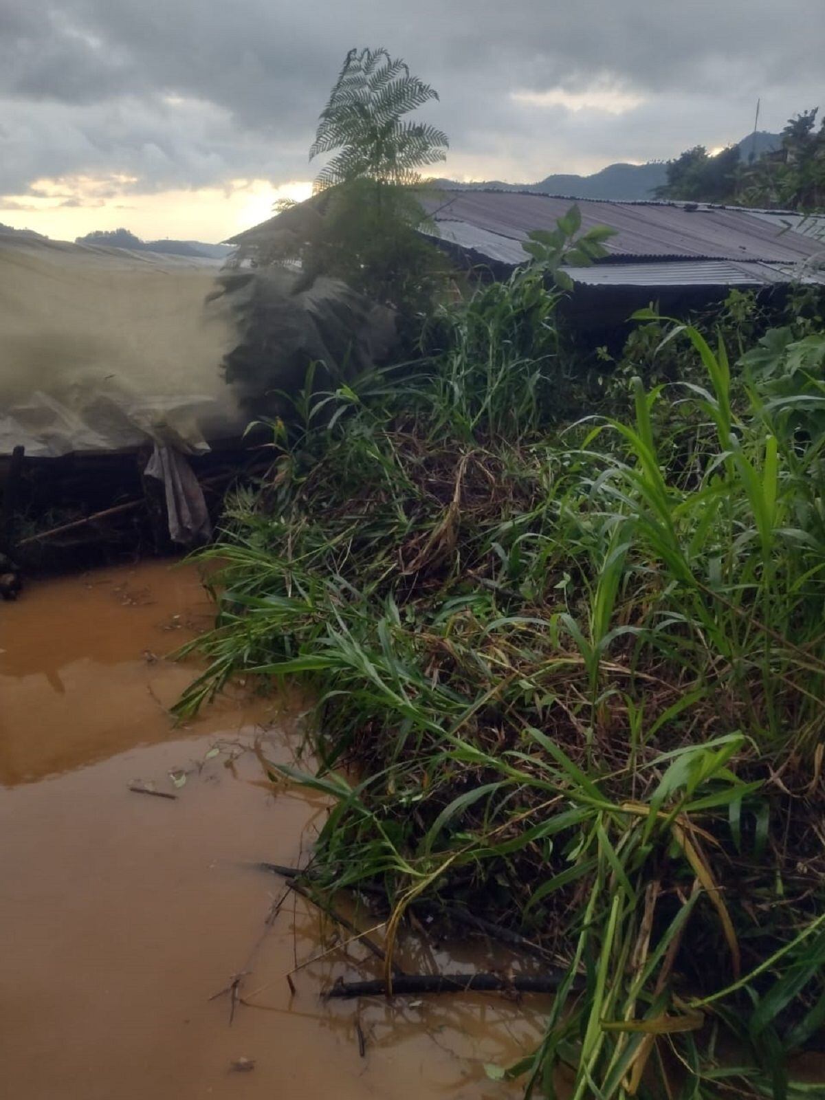 Deslizamiento dejó dos personas muertas. Crédito: Secretaría de Medio Ambiente de Caldas.
