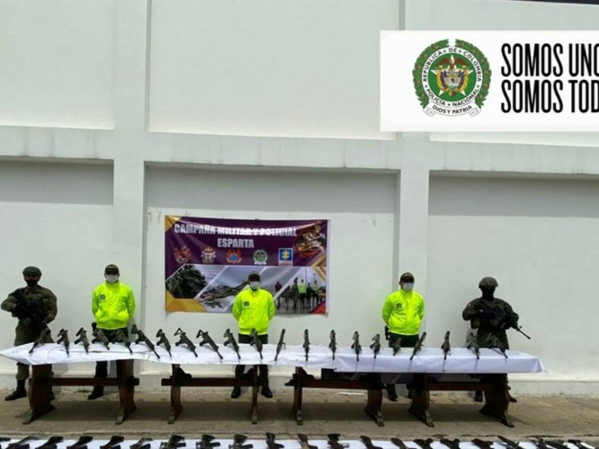 Descubren material de guerra de "Los Rastrojos" en zona rural de Cúcuta