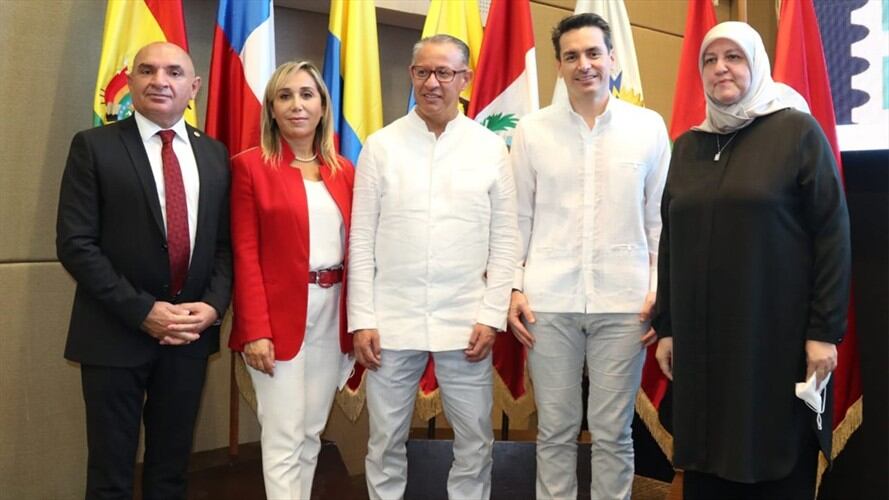 Montería es sede de la Sesión Solemne del aniversario 42 del Parlamento Andino. Foto: prensa Alcaldía Montería.