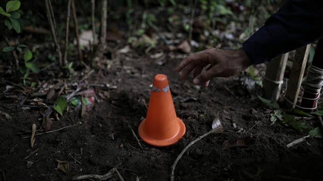 JEP: Minas antipersonales son un crímen de guerra. Foto: Colprensa - Sergio Acero