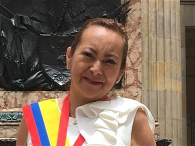 Patricia Guzmán, 55 años, soprano y periodista colombiana. . Foto: Cortesía