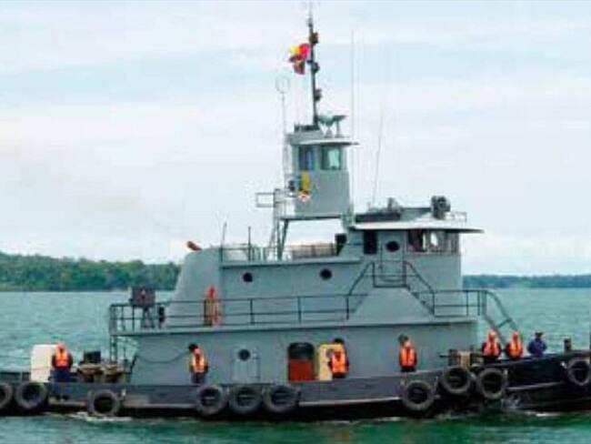 Un buque de la Armada Nacional se hundió en el Pacífico Colombiano. Foto: Cortesía Armada Nacional