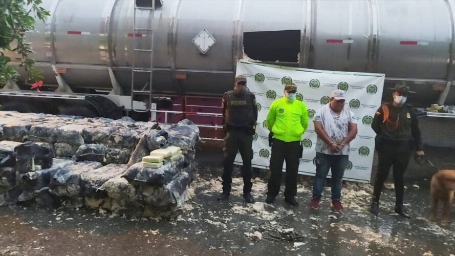 En lo corrido del año más de 13 toneladas de marihuana han sido incautadas en el Cauca. Foto: Cortesía: Policía