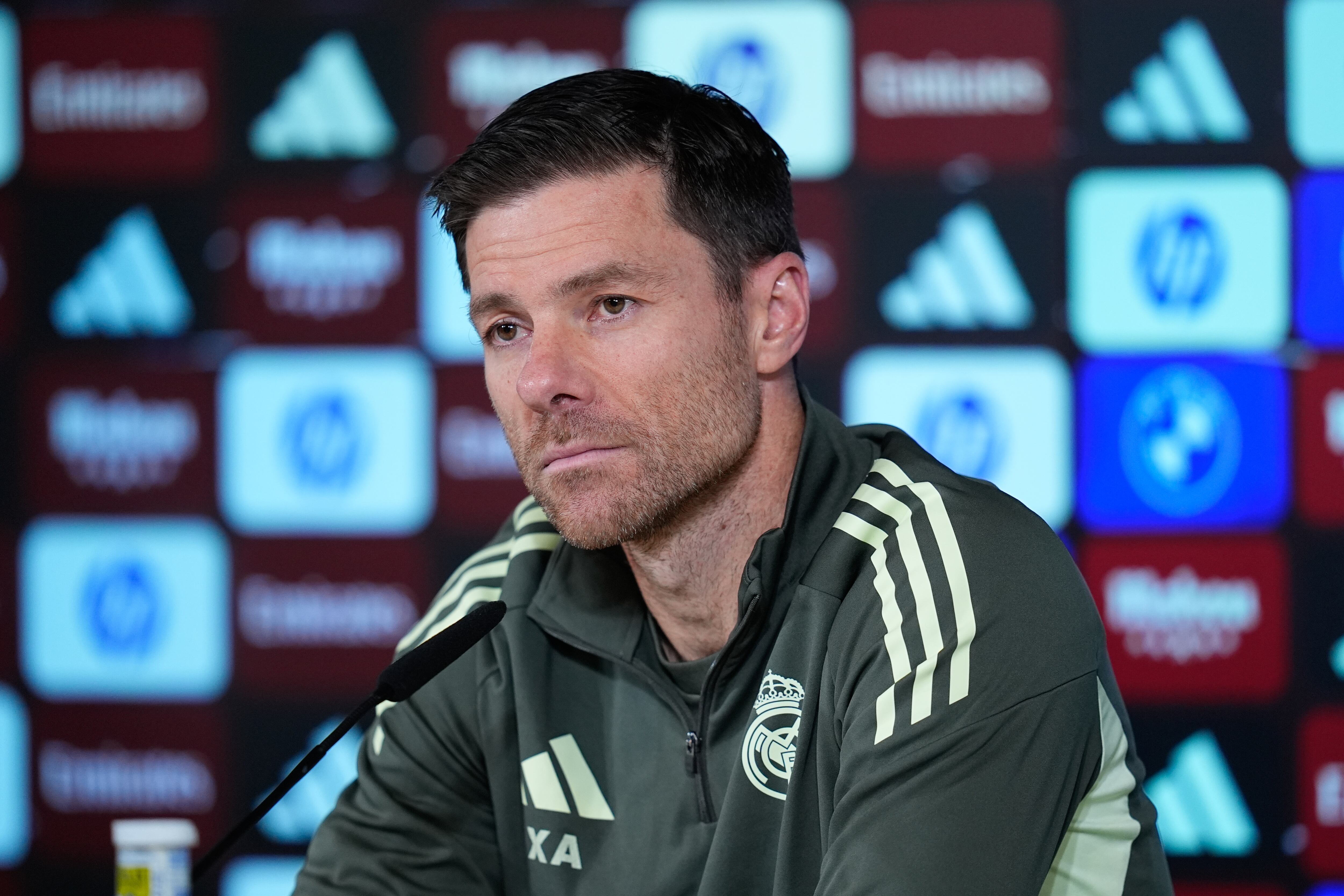Xabi Alonso durante una rueda de prensa en Valdebebas, el 16 de diciembre de 2025. FOTO: Dennis Agyeman/Europa Press vía Getty Images