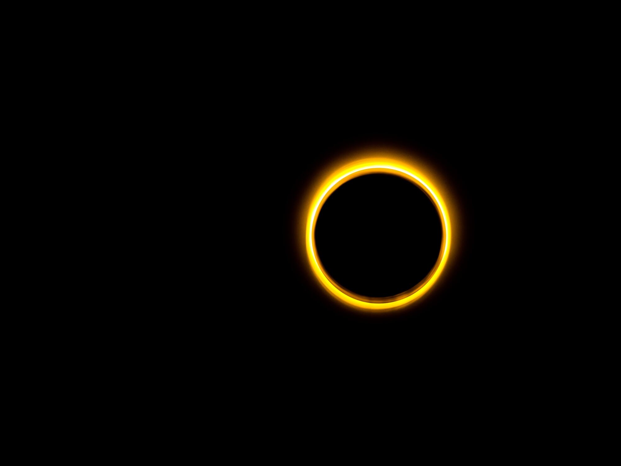 Eclipse solar anular, imagen de referencia. Foto: Getty Images