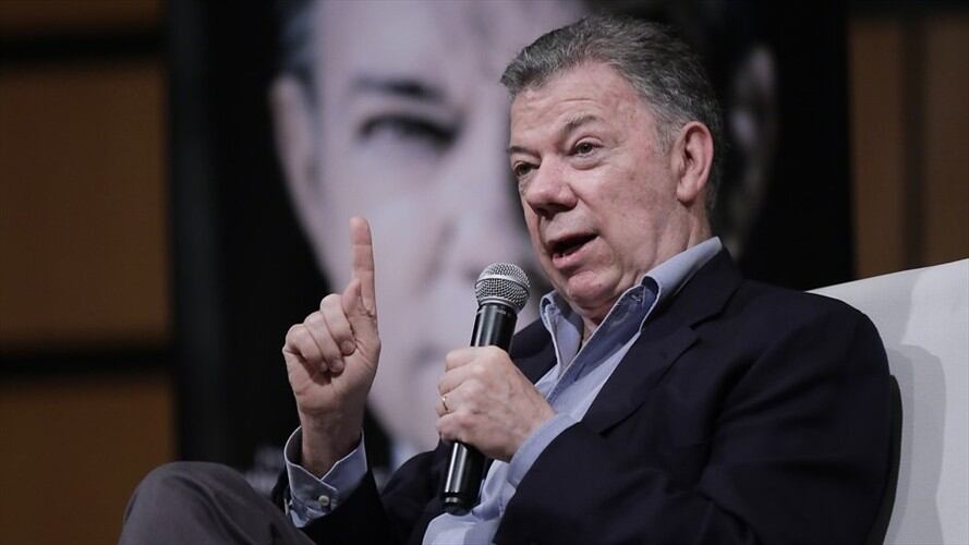 El expresidente Juan Manuel Santos hizo un llamado a seguir cumpliendo con lo pactado en La Habana. Foto: Colprensa