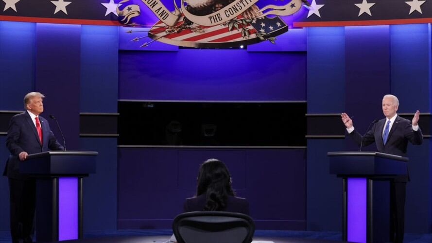 Elecciones Estados Unidos: último debate presidencial . Foto: Getty Images
