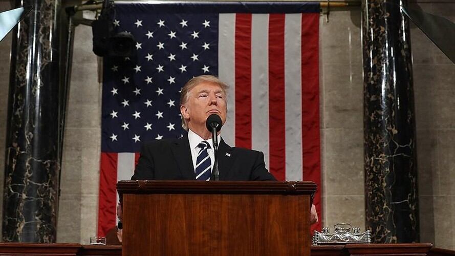 Presidente Donald Trump en el Congreso de EE.UU.. Foto: Archivo Agencia Anadolu)
