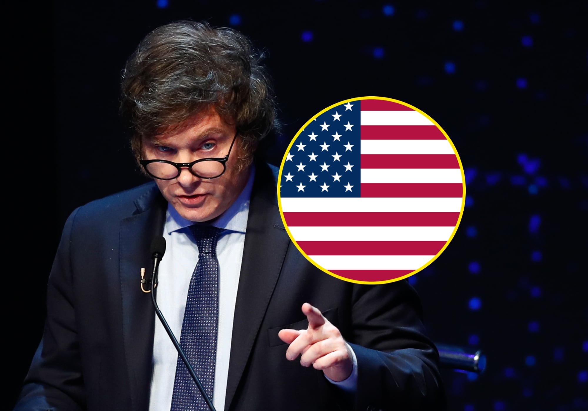 “EE.UU. necesita un aliado para ayudarle a ordenar un continente descarriado”: Javier Milei. Foto: EFE.