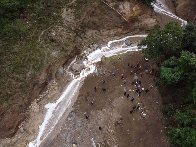 Desbordamiento de río en Guatemala. Foto: GettyImages