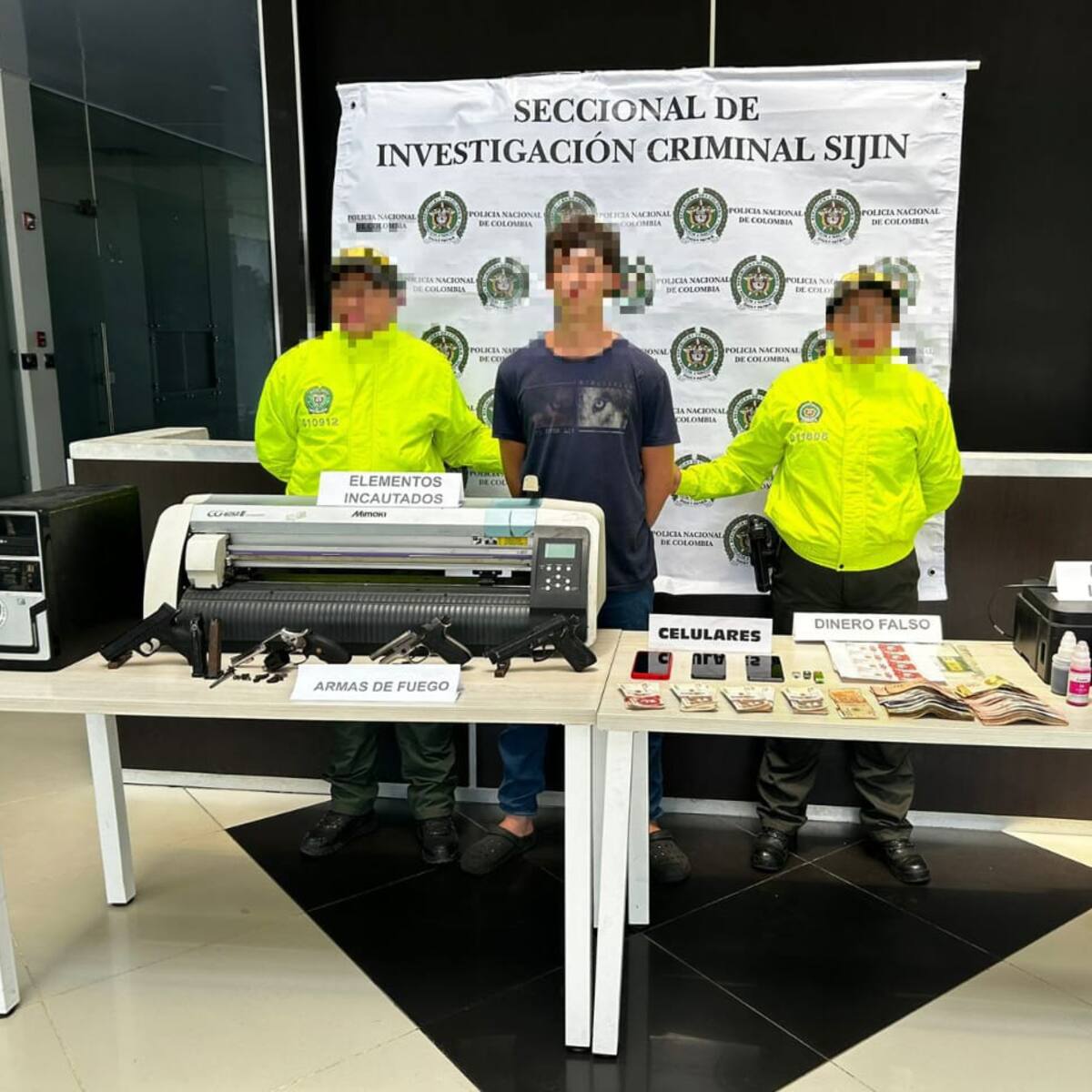 En Cúcuta fue capturado un hombre por falsificación de moneda colombiana