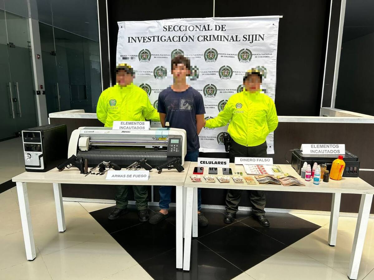 En Cúcuta fue capturado un hombre por falsificación de moneda colombiana