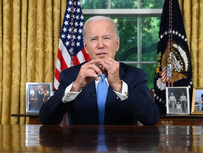 Joe Biden. (Photo by Jim Watson-Pool/Getty Images)