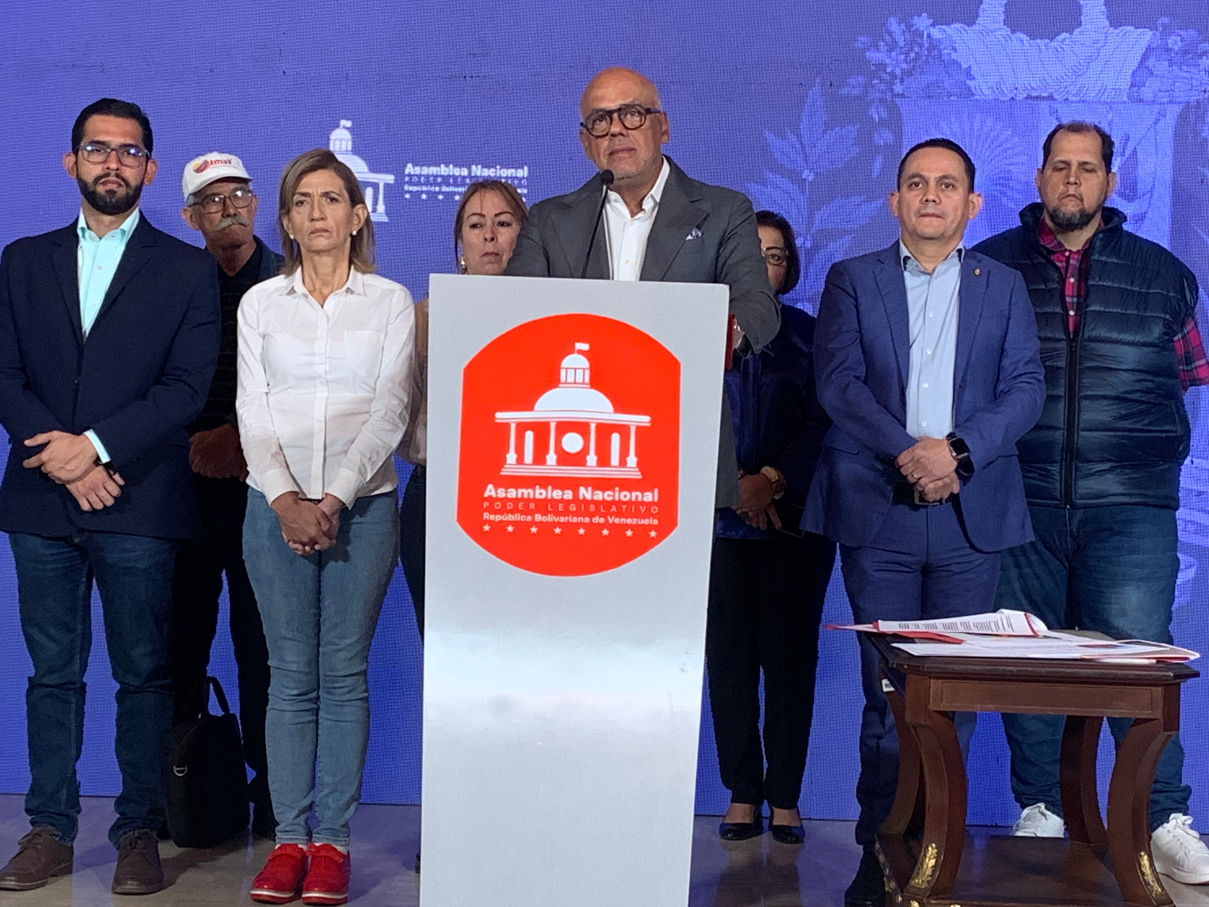 Jorge Rodríguez, jefe de la delegación oficialista en el proceso de negociación. Foto: Gabriela González.