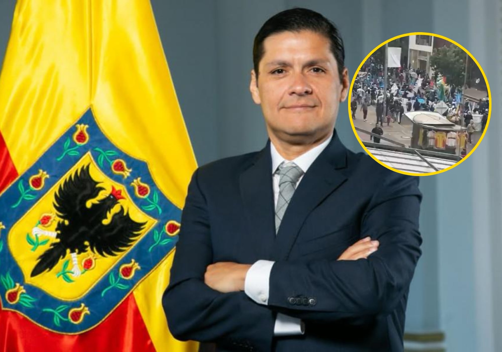 Vamos a individualizar a los responsables: secretario de Seguridad de Bogotá por hechos de violencia. Foto: Alcaldía de Bogotá/ Suministrada.