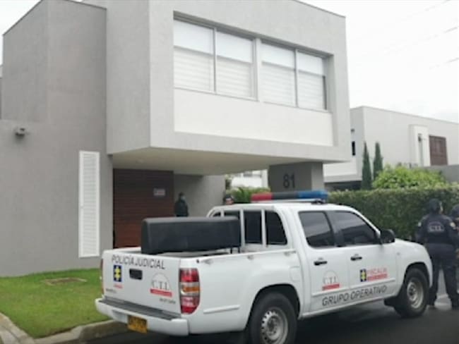 La propiedad afectada está avaluada en cerca de mil millones de pesos. Foto: Fiscalía General de la Nación
