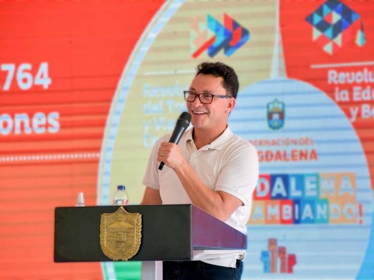 Gobernador Carlos Caicedo. Foto: Cortesía Alcaldía de Magdalena