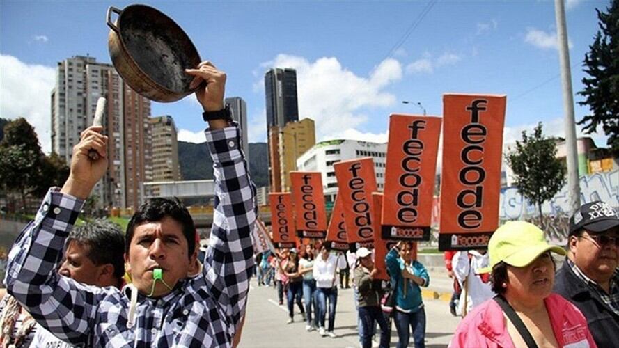 Fecode realizará protesta en todo Colombia. Foto: Colprensa